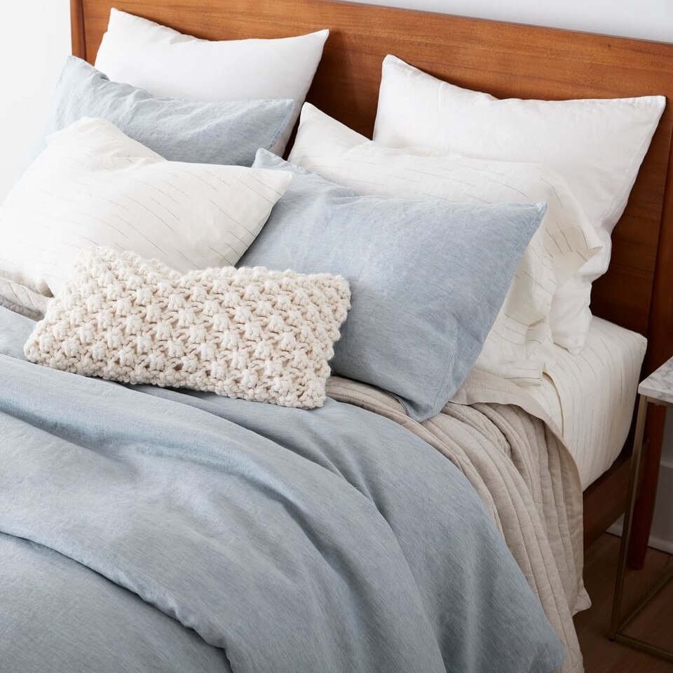 Bobble Knit Pillow Covers West Elm UK
